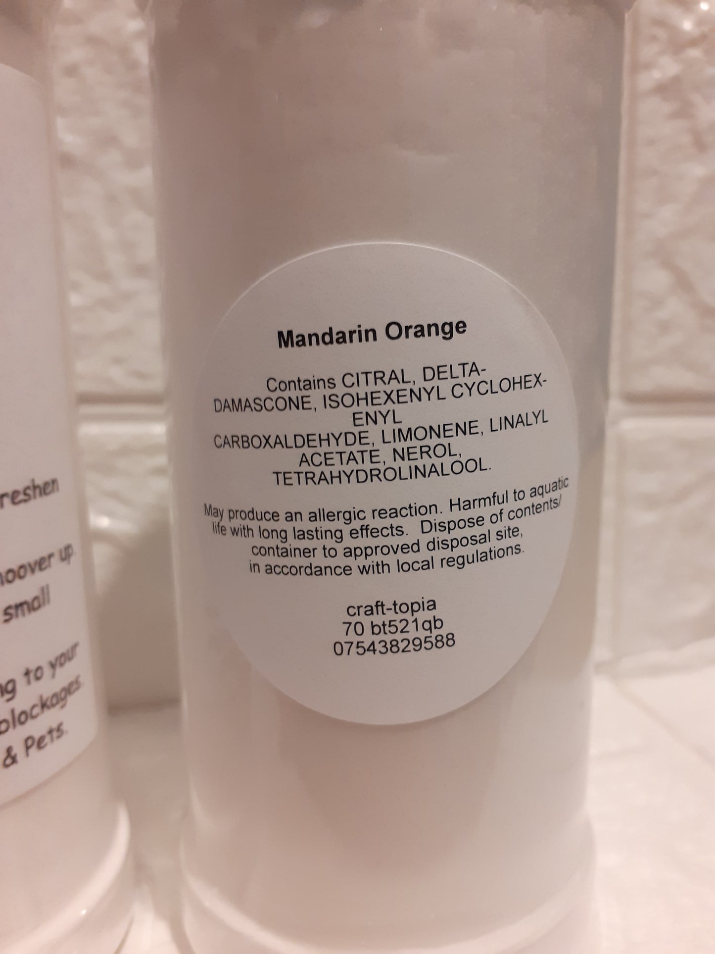 mandarin orange carpet freshener