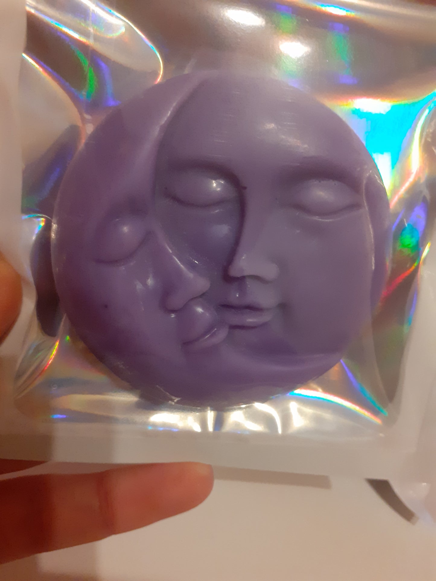 moon and sun face wax melt shapes