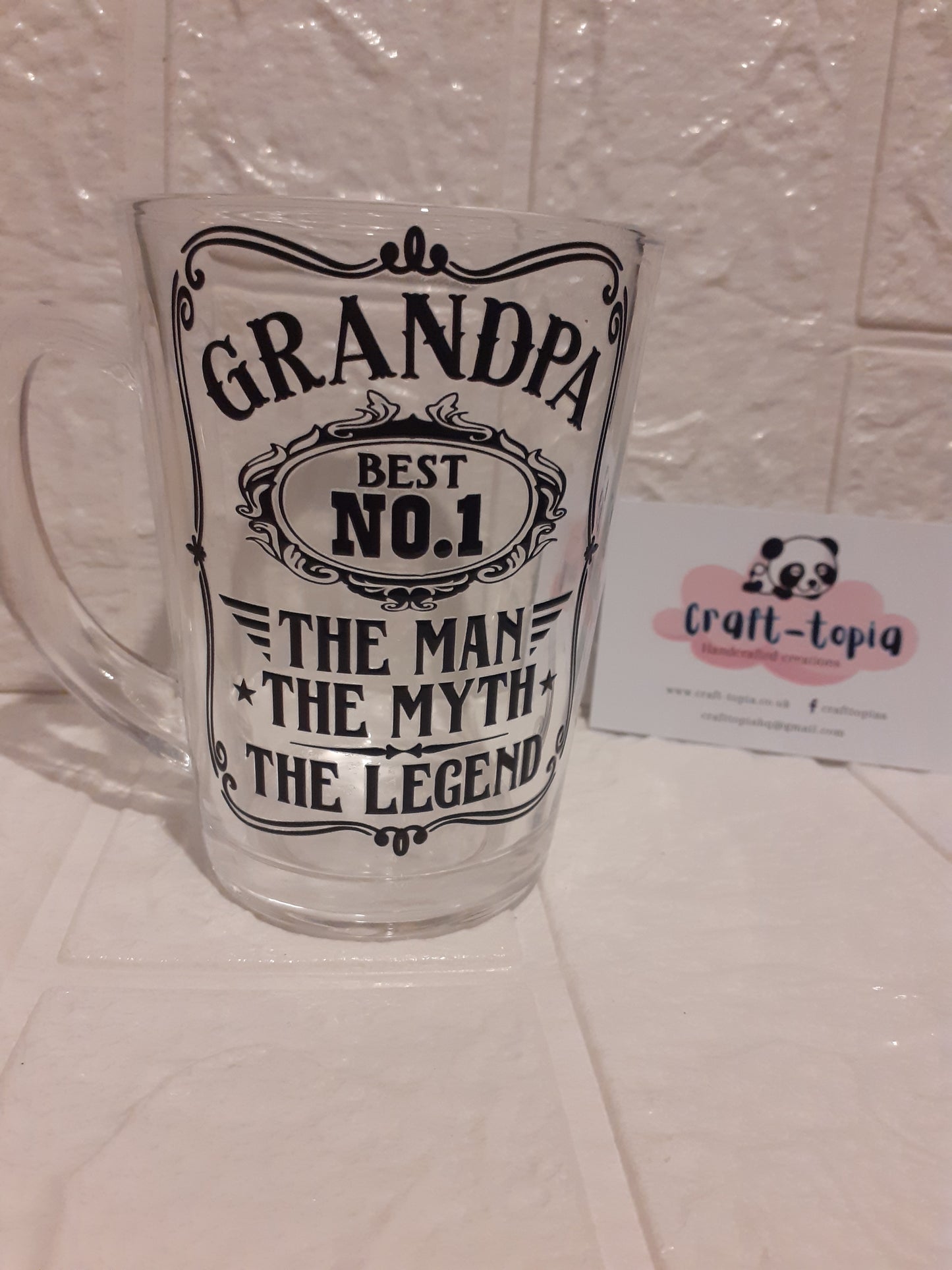 Grandpa glass mug