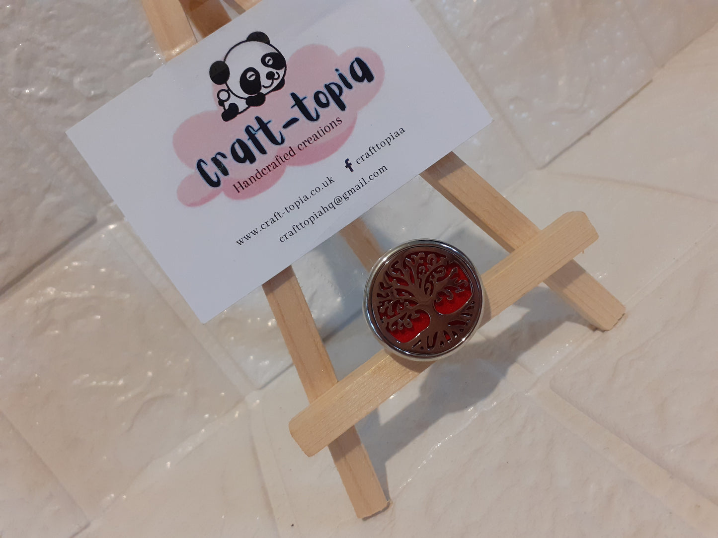 tree of life design car vent clip
