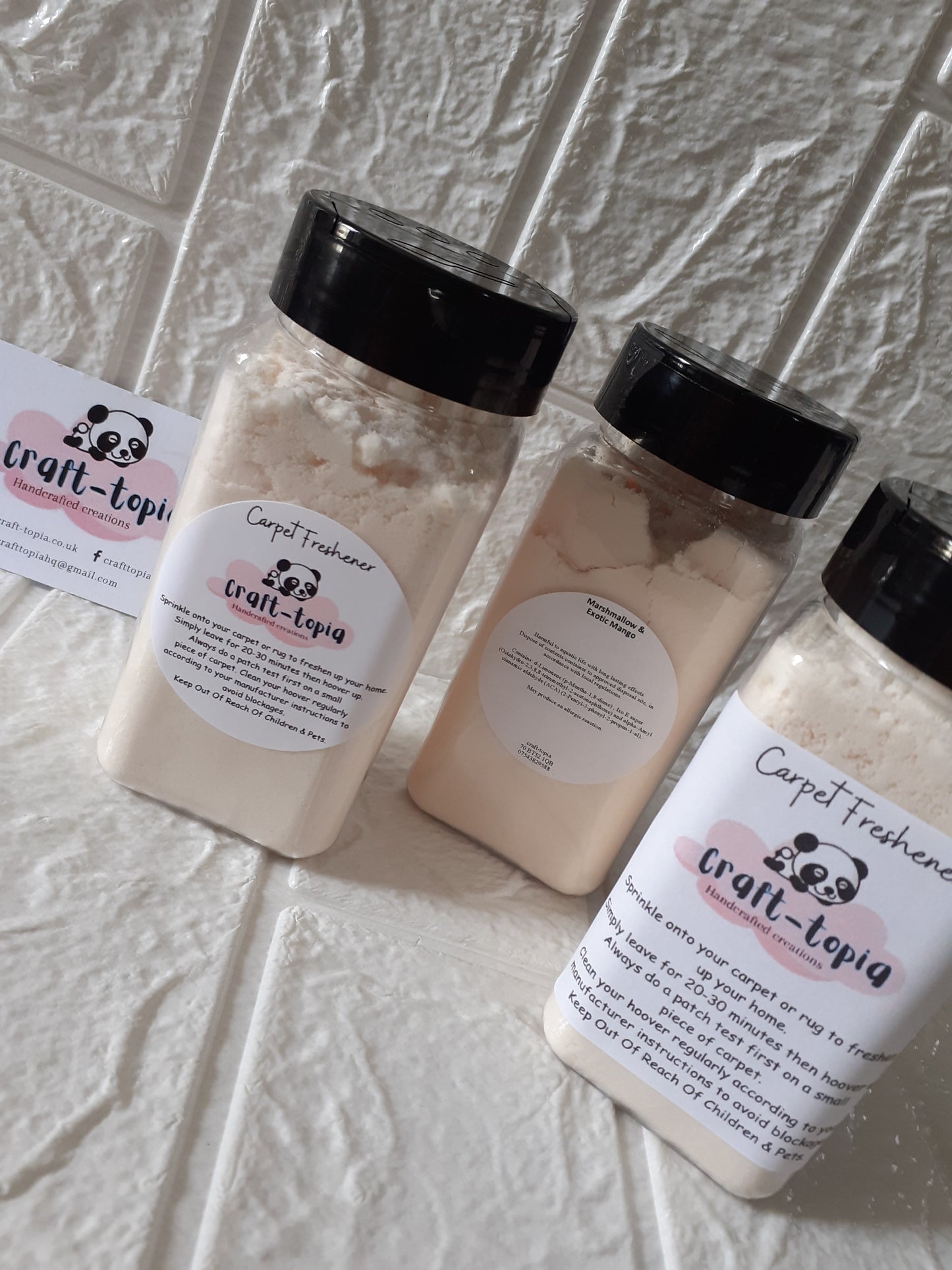 marshmallow and exotic mango carpet freshener