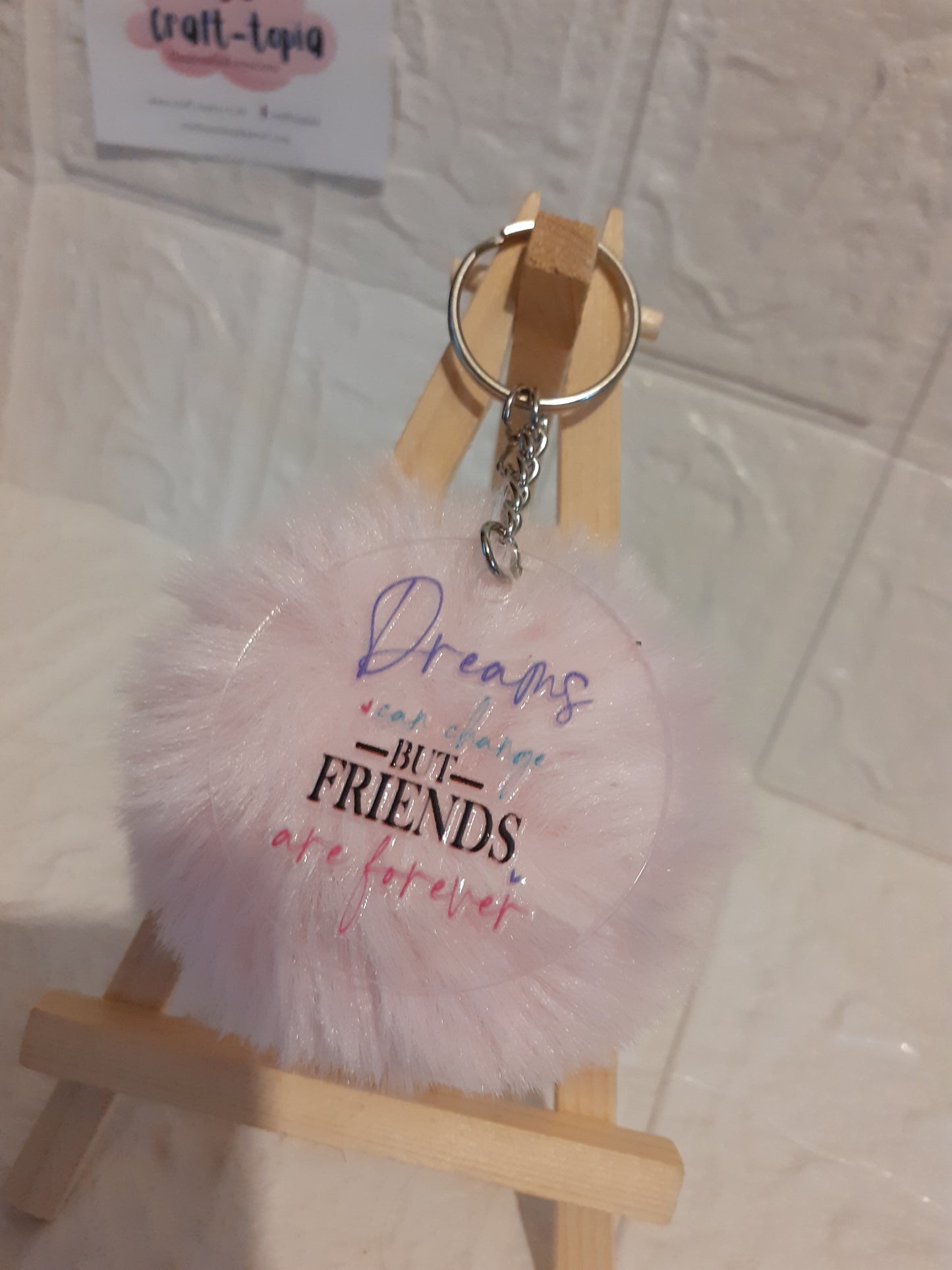 friend quote keychain