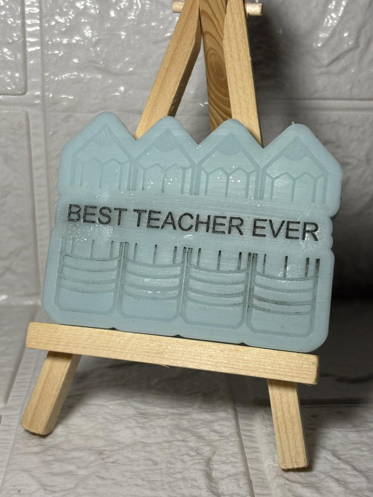 best teacher ever pencil melt