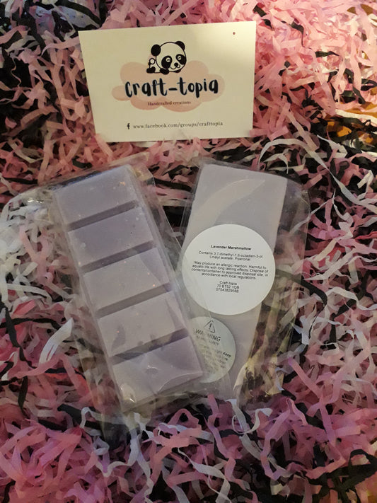 lavender marshmallow snap bar
