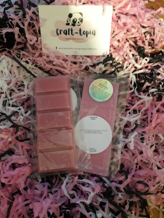 peaches and cream snap bar