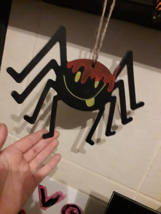 hanging spider decoration