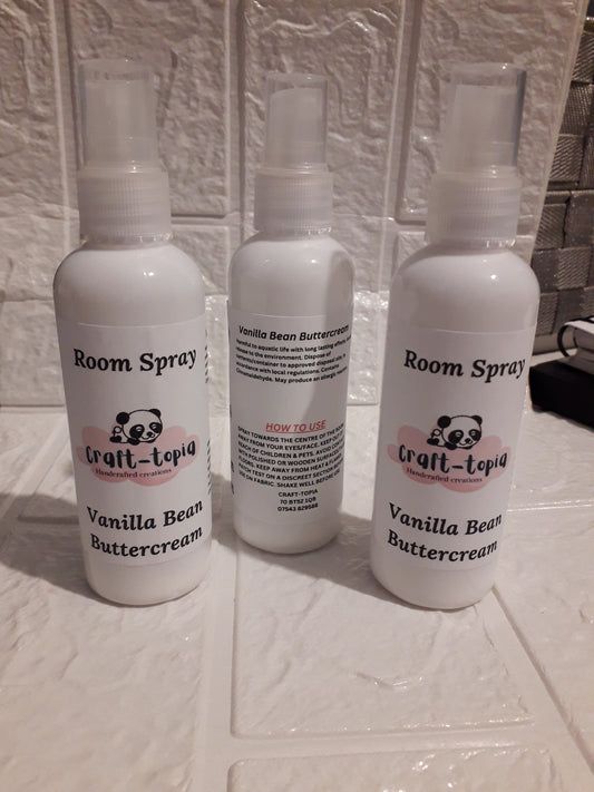 vanilla bean buttercream room spray