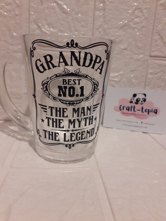 Grandpa glass mug