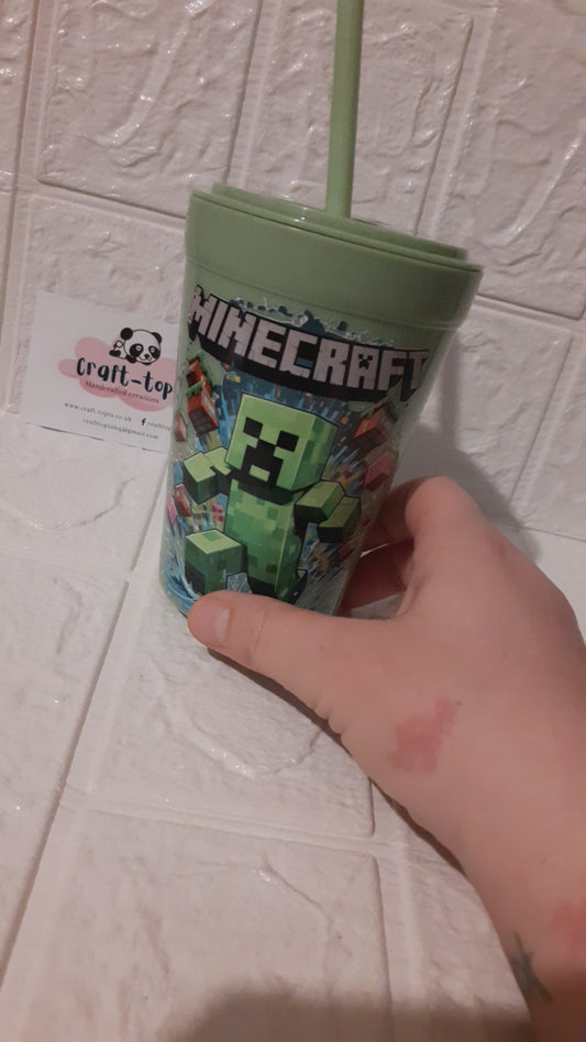 minecraft kids tumbler