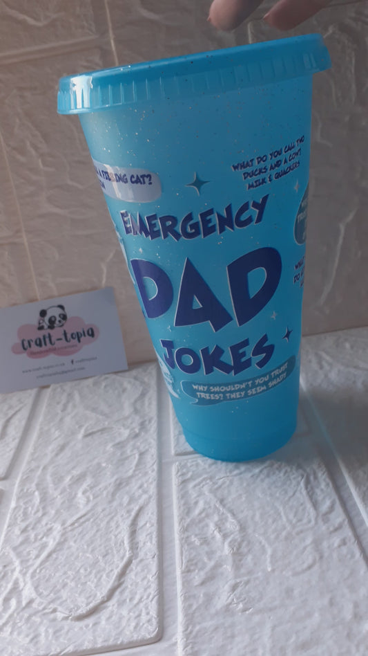 emergency dad jokes cold cup