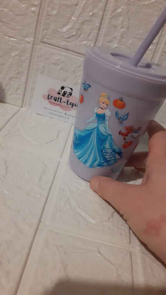 cinderella kids tumbler