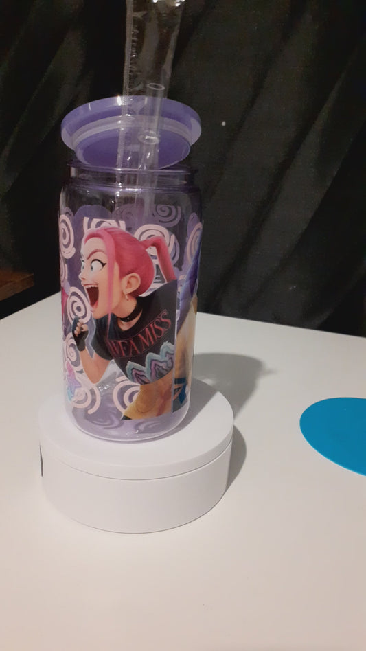 demon hunters purple plastic libbey