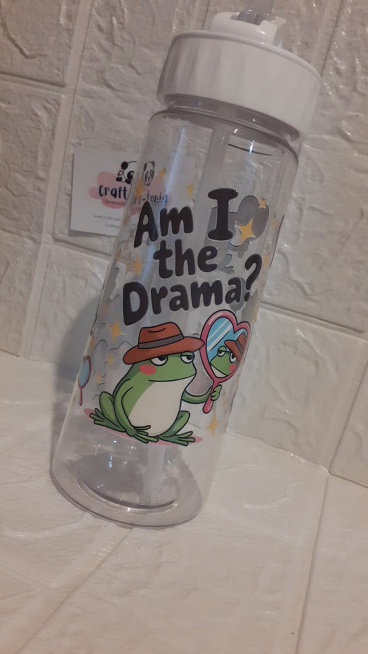 am i the drama frog water bottle