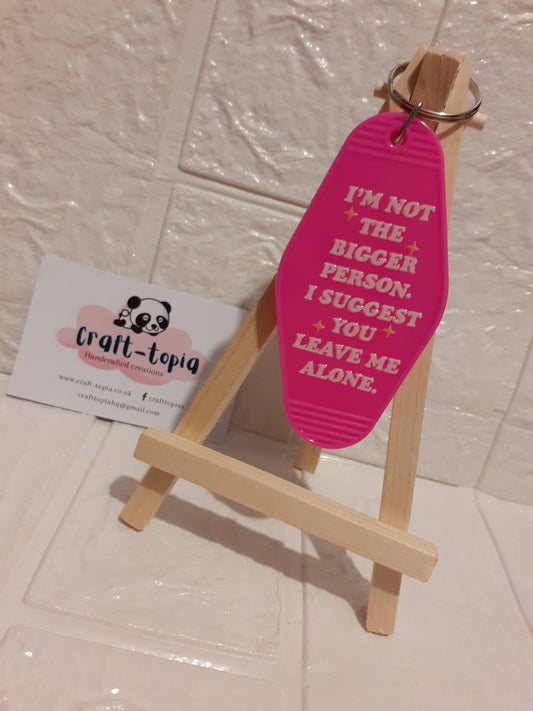 motel style keychain