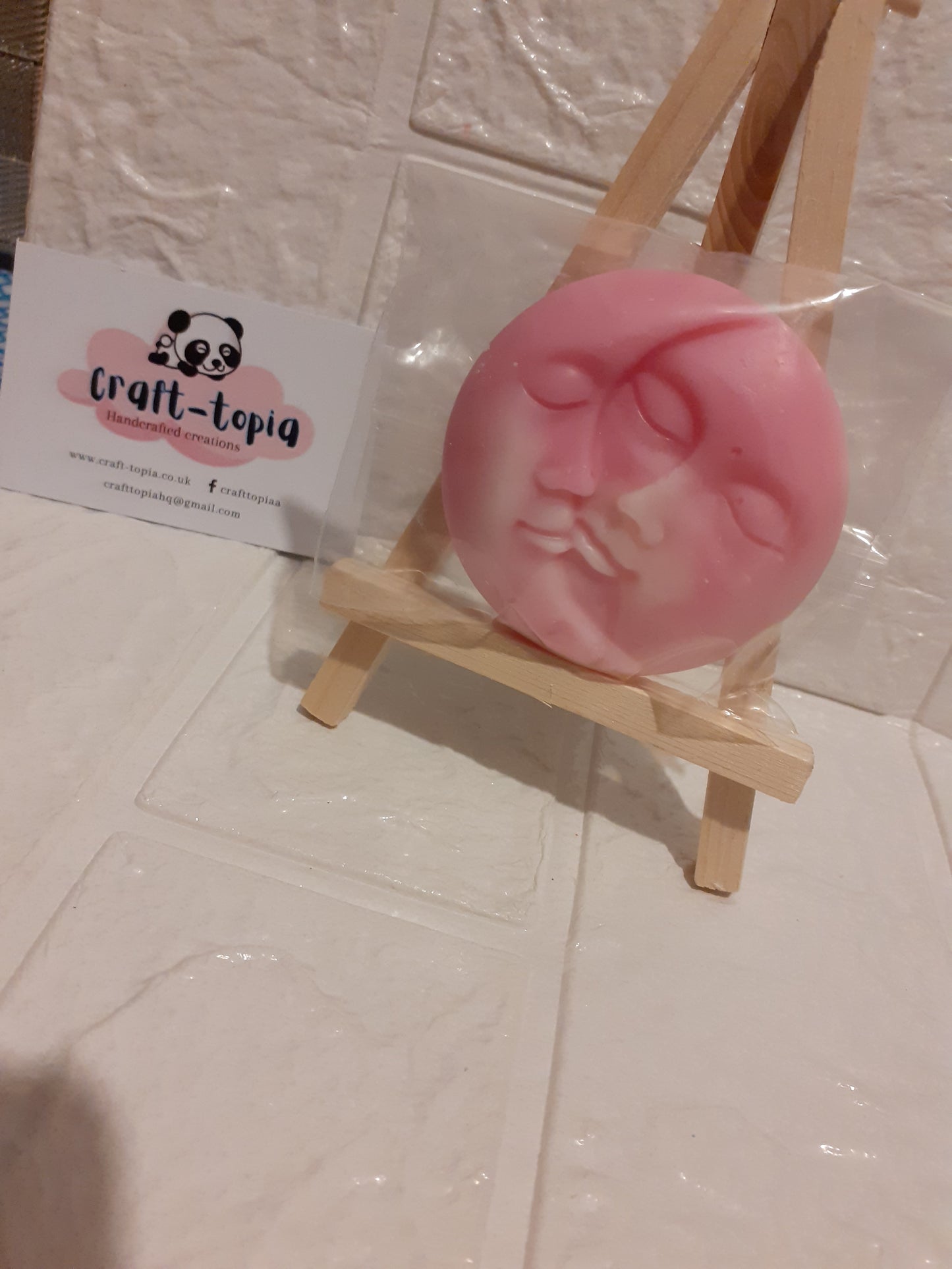 moon and sun face wax melt shapes