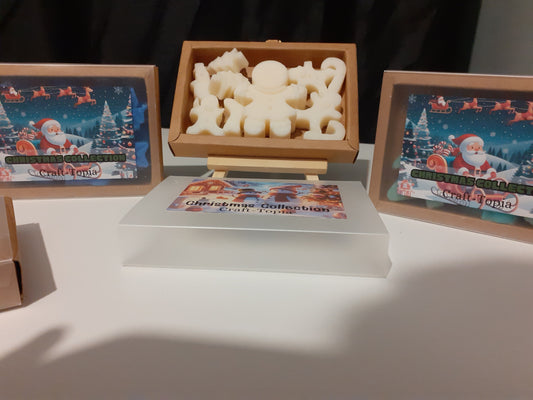 Christmas wax melt shape boxes