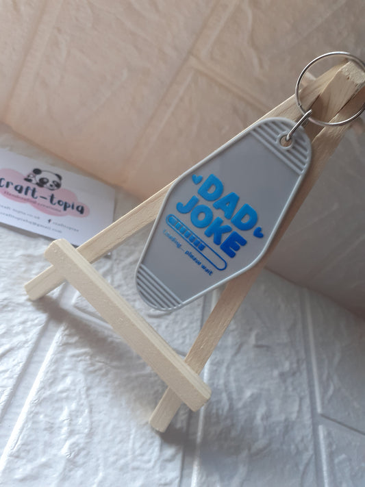 dad joke keychain