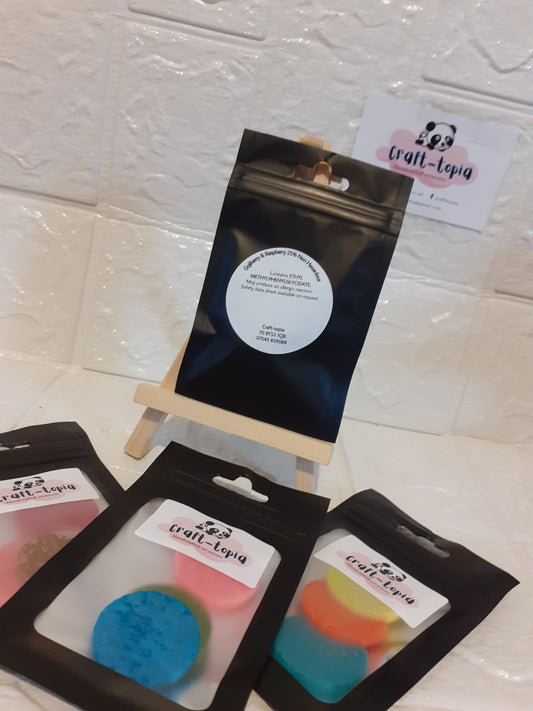 goji berry and raspberry hoover discs
