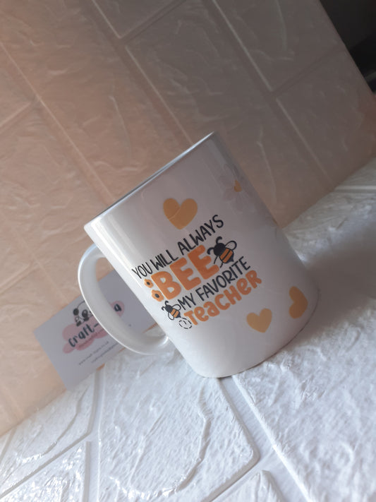 favourtie teacher ceramic cup