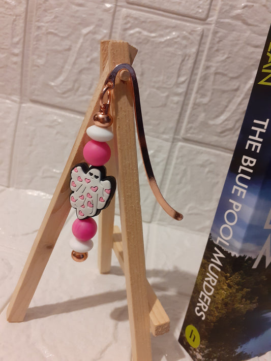 rose gold ghost bookmark