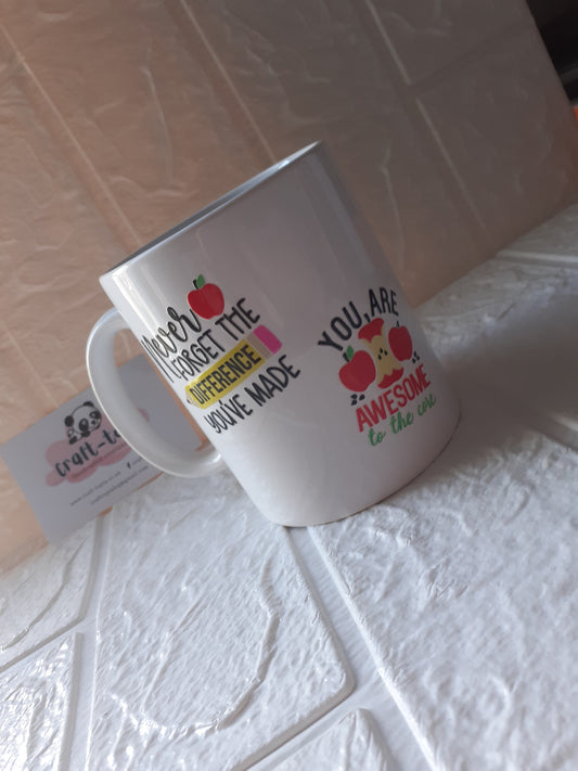 teacher ceramic cup