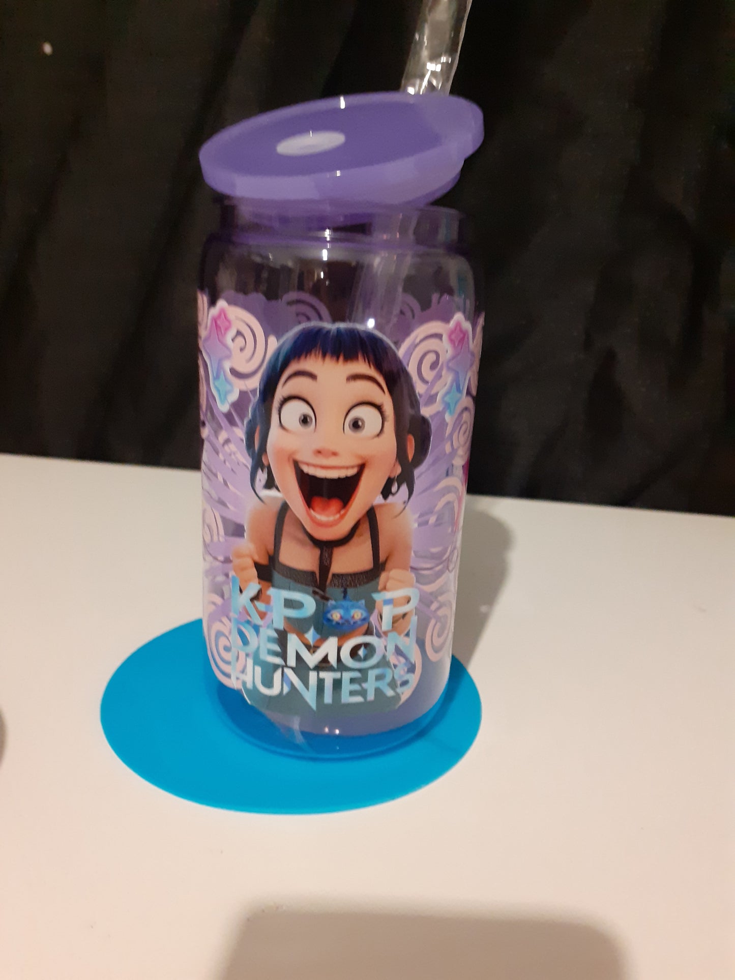 demon hunters purple plastic libbey