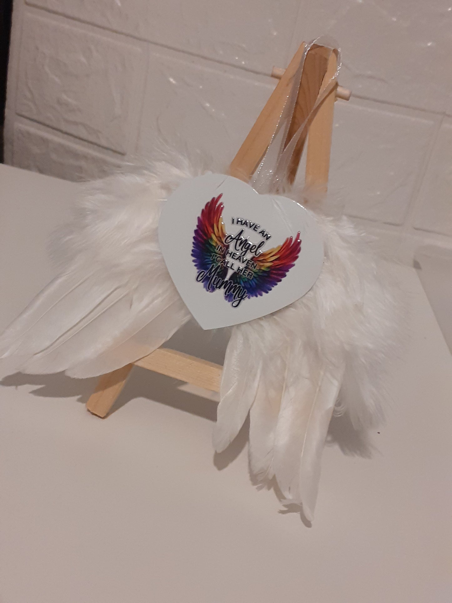 Angel wings memorial  decoration