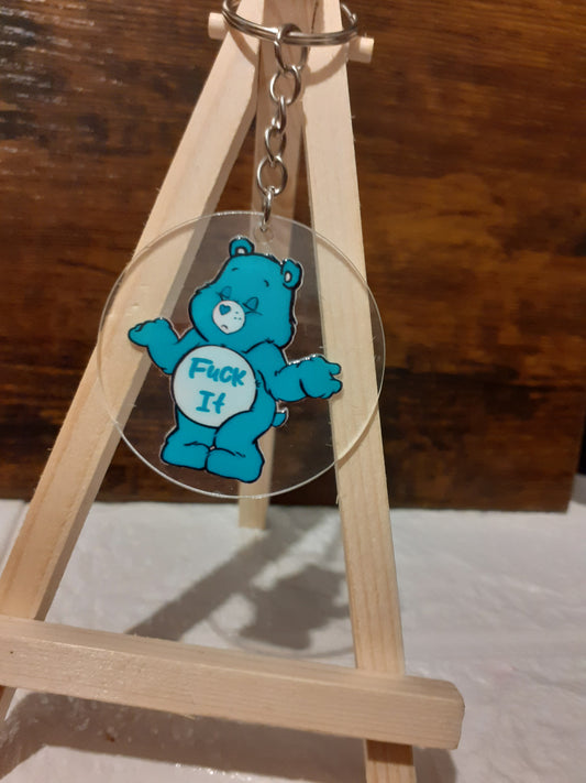 f it acrylic keychain
