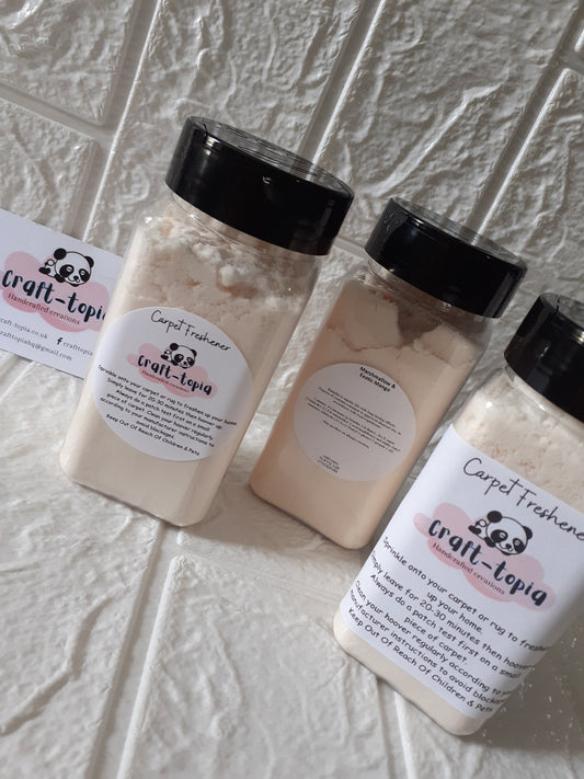 marshmallow and exotic mango carpet freshener