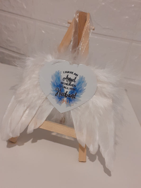 Angel wings memorial  decoration