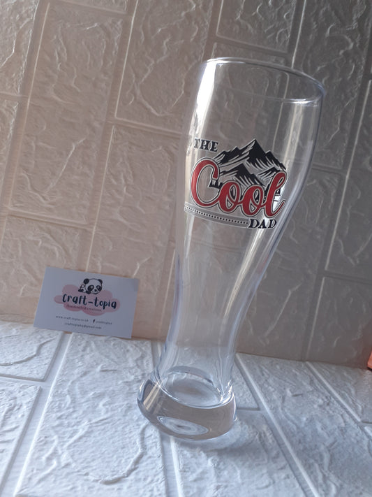 the cool dad long beer glass