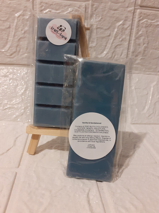 vanilla and sandlewood snap bar